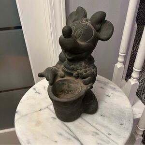 Vintage Minnie Mouse 1997 Walt Disney Garden Statue/Planter #793 11” Tall